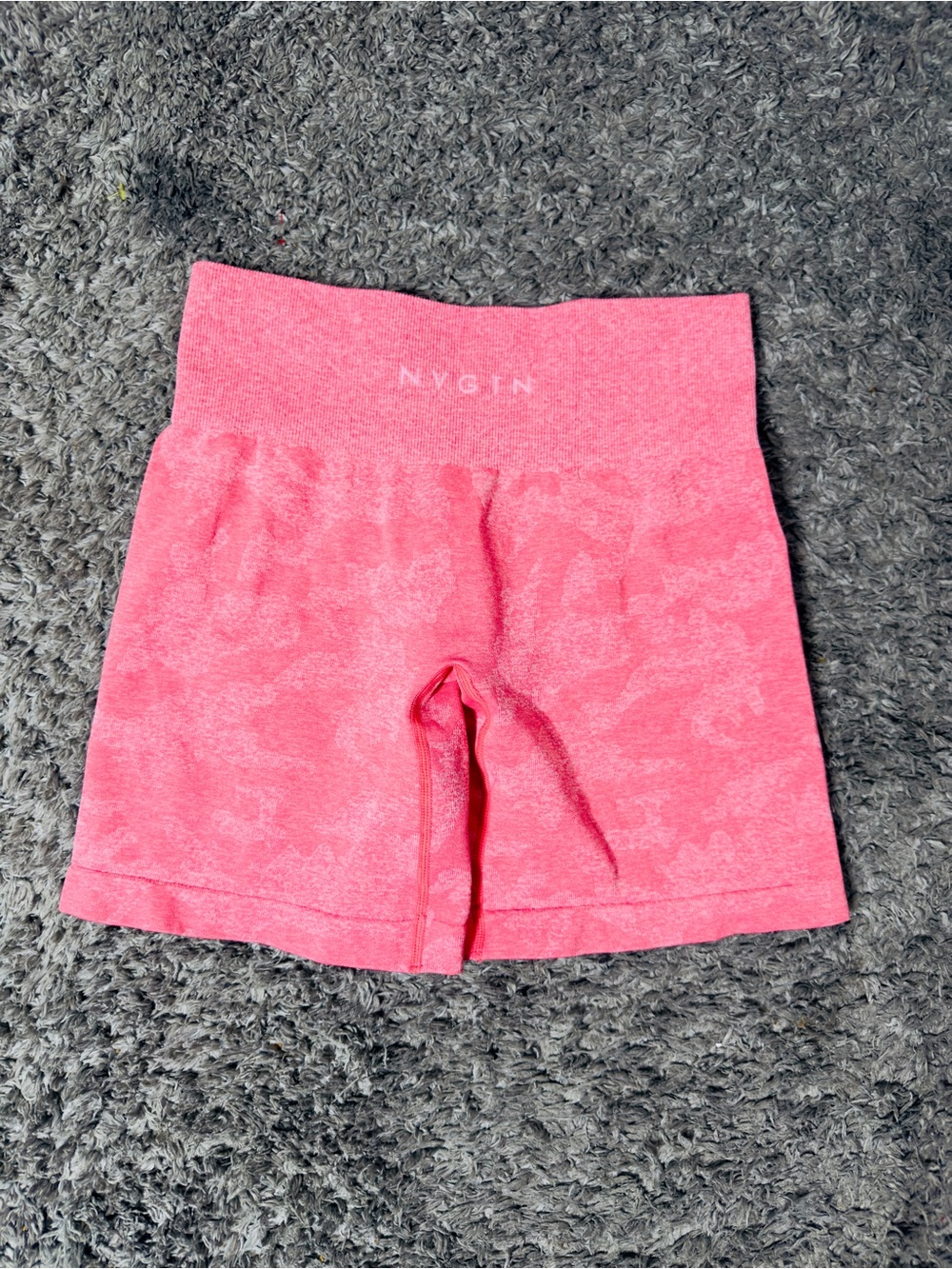NVGTN Women’s Athletic Bike Shorts in Coral Pink